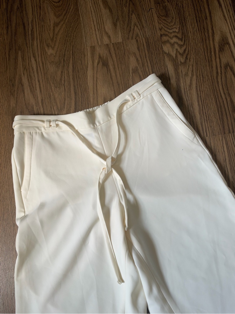 Talbots Wide Leg Drawstring Pants - Picture 4 of 5